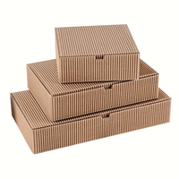 Grande boîte d'emballage de biscuits alimentaires en carton ondulé sucré en gros pour l'emballage de bouffées et de gâteaux de lune