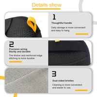 Gant de toilettage portable pour animaux de compagnie, outil de démêlage et de nettoyage des poils de chat pour vêtements, lits, tapis, canapés pour propriétaires de chiens
