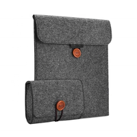 Sac de protection durable résistant à l'eau 11/13/15/17 pouces pochette de rangement pour ordinateur portable en feutre d'affaires sac de documents pour Ipad