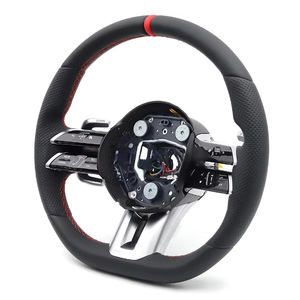 Volant complet en cuir OEM pour <span class=keywords><strong>Mercedes</strong></span> Benz AMG W177 W203 C118 C190 <span class=keywords><strong>Gla</strong></span> X156 A45 - Product Image 3