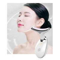 Machine de visage cou levage beauté dispositif Anti-rides masseur facial rajeunissement de la peau mince Double menton vibrateur