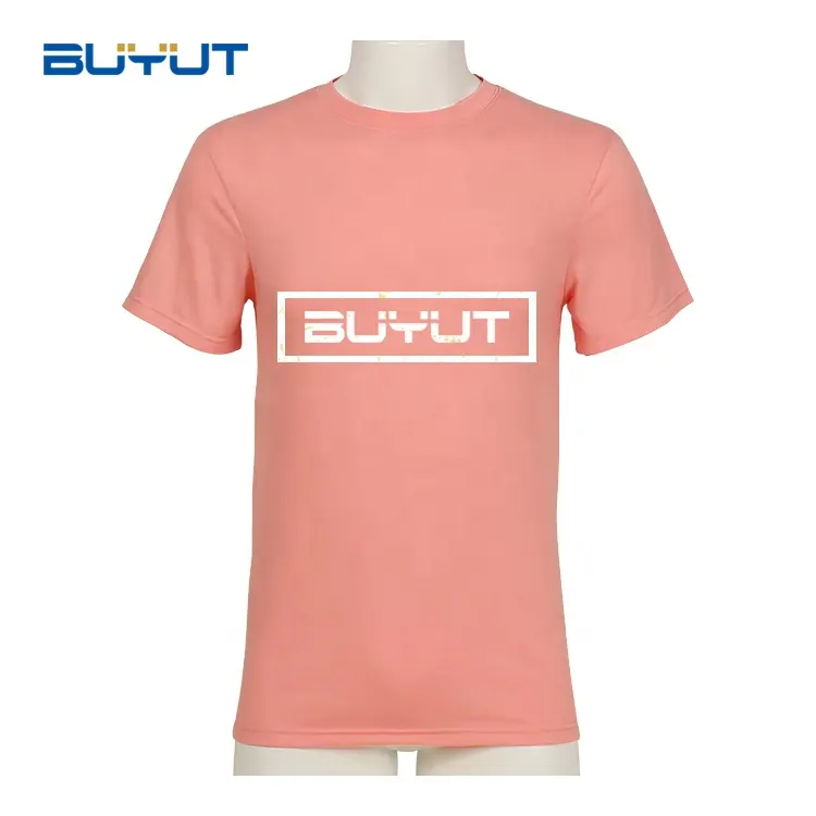 BUYUT factory RTS sublimation polyester Coral T shirt USA sizes 95 polyester adult youth toddler infant T shirts
