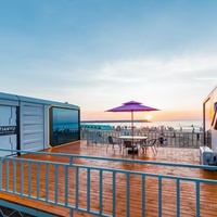 Maison préfabriquée modulaire en conteneur, capsule spatiale à deux étages, pour hôtel ou espace commercial, chambre ou salon