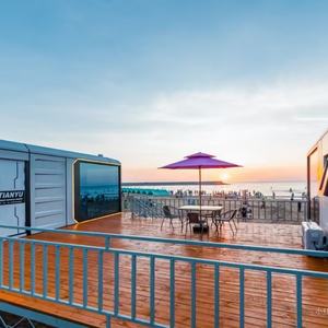 Maison préfabriquée modulaire en conteneur, capsule spatiale à deux étages, pod de couchage pour hôtel ou espace commercial, pour chambre à coucher, salon - Product Image 3