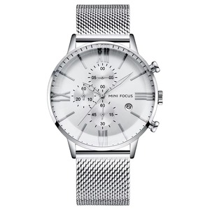 Reloj de Hombre de 42 mm con Esfera Grande, Retro, de Acero Inoxidable, con Malla, Resistente al Agua, Ligero, con Movimiento de Cuarzo - Product Image 4