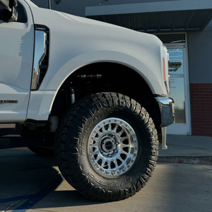 機械加工されたフェイスビードロック4x4ホイール 6x139.7 17x8.5 10 0mmPCD 8*130mm 8*139.7 ジェイルブレイク リデイ ダッジチャージャー用 中古 - Product Image 3