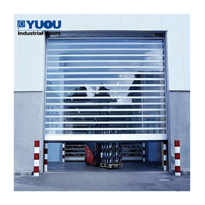 Fournisseur chinois de portes roulantes transparentes en polycarbonate, prix bas - Product Image 3