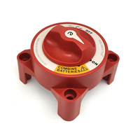 Interrupteur double batterie robuste à 4 boulons pour yacht, camping-car, automobile – Accessoire de raccordement pour déconnexion principale de l'alimentation et isolation de la batterie, modèle A504