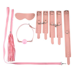 Juego de 8 Piezas de Cuero SM, Juguetes Sexuales Alternativos para Coqueteo, Juguetes Sexuales SM para Parejas, BDSM para Adultos, Impermeables, de Alta Calidad - Product Image 6