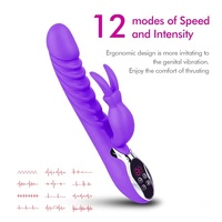 Jouets sexuels vibrants JoyPark, 12 fréquences, rechargeables par USB, écran LCD, chauffant, étanche, sans latex, vibrateurs clitoridiens extra-larges