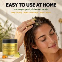 Pengelupas Kulit Kepala Minyak Kelapa Jahe Scrub Rambut Bernutrisi Grosir Eceran