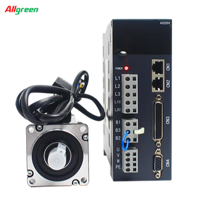 Servomotores Allgreen de 200W Nema24 60mm 2500PPR 200~240V, Kit de Controlador de Servomotor LCMT-02L-60M00630 +A4, Servomotores CNC para Máquinas Industriales - Product Image 3