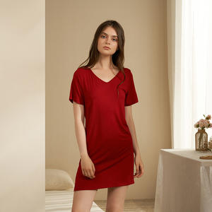 Camisón Sexy <span class=keywords><strong>de</strong></span> Verano con Espalda en V <span class=keywords><strong>de</strong></span> Modal Suave con Delicado Ribete <span class=keywords><strong>de</strong></span> Encaje, Ropa <span class=keywords><strong>de</strong></span> Dormir para Mujer, Ropa <span class=keywords><strong>de</strong></span> Casa Cómoda, ODM Sweet <span class=keywords><strong>Dreams</strong></span> - Product Image 6