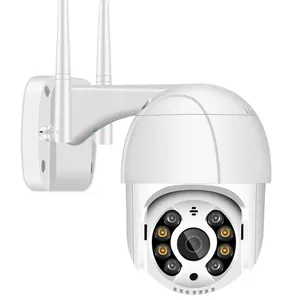 Cámara de seguridad IP PTZ de 2,0 MP, videocámara de seguridad CCTV con Zoom Digital 4X, 8,0 P y 1080P, detección humana por inteligencia artificial, para exteriores, inalámbrica
