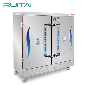 RUITAI-Vaporizador eléctrico comercial para comida, bandeja de cocina de 8/10/12/48, Tamal de arroz, fideos, Bola de masa hervida, para restaurante, Metal - Product Image 1