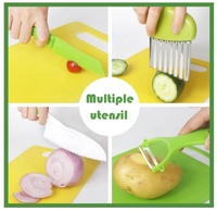 Ensemble de couteaux de cuisine pour tout-petits, 6 pièces