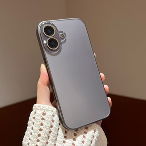 Custodia di lusso per telefono cellulare in vetro temperato opaco di alta qualità per <span class=keywords><strong>iPhone</strong></span> 16 15 14 13 12 <span class=keywords><strong>11</strong></span> Pro Max glassato <span class=keywords><strong>Cover</strong></span> rigida antiurto - Product Image 1