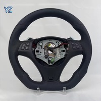 Volant chauffant et vibrant en cuir YZ pour BMW E90 E60 E46 E92 M3 E87 E39 X5 E70 X6 E71 E82 E93 E36 E91 pour BMW Série E