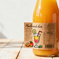 Autocollants d'étiquettes alimentaires personnalisés en vinyle holographique durable, adhésifs, résistants aux basses températures, imperméables et brillants pour bocaux et pizzas