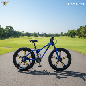 Bicicleta de Montaña para Adultos DomeRide de 21 Velocidades, 26-29 Pulgadas, Frenos de Disco, Horquilla de Aluminio, Neumáticos Anchos, Bicicleta para Nieve, Portátil - Product Image 1