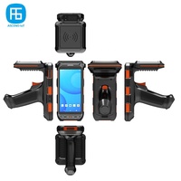 Prix bas Lecteur mobile RFID UHF sans fil ISO 18000-6C Global EPC GEN 2 860-960MHZ Scanner RFID LF 125KHZ 134.2KHZ Lecteur RFID
