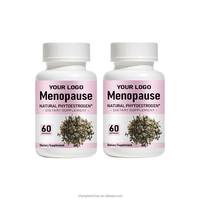 Extrait de racine de cohosh noir OEM, complément alimentaire pour la santé de la ménopause, capsule de cohosh noir pour femmes