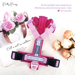 Cucciolo di design traspirante piccolo imbracatura Dropshipping all'ingrosso accessori per animali domestici a prova di fuga per cani imbracatura con targhetta - Product Image 6