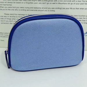 Wholesale Saffiano PU Shell Makeup <b>Bag</b> Waterproof <b>Beach</b> Travel Cosmetic <b>Bags</b> Printing Logo Toiletry Storage Pouch - Product Image 4
