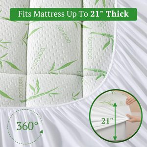 Geri ağrı kesici derin cep için soğutma bambu yastık üst yatak <span class=keywords><strong>Topper</strong></span> peluş ped yatak <span class=keywords><strong>Topper</strong></span> - Product Image 6