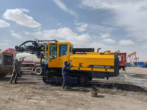 Plataforma de Perforación Rotatoria Hidráulica de Alto Torque RD45A-CS, Equipo de Perforación DTH Integrado con Mástil de Nivelación Automática para Obras de Construcción - Product Image 1