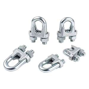 Abrazaderas de Cable de Acero Inoxidable 304 con Recubrimiento de Zinc, Pernos Hexagonales para Fontanería, 6mm, 8mm, 12mm - Product Image 2