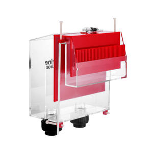 JR Marine Sources Acuario Caja de agua Sifón Caja de desbordamiento SOB-1 SOB-2 negro/rojo - Product Image 2