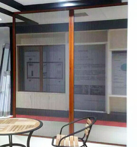 Facile à Installer Plisse <span class=keywords><strong>Moustiquaire</strong></span> Plissé Pliant <span class=keywords><strong>Moustiquaire</strong></span> Porte Fly Mesh Portes Avec Profil En Aluminium - Product Image 6