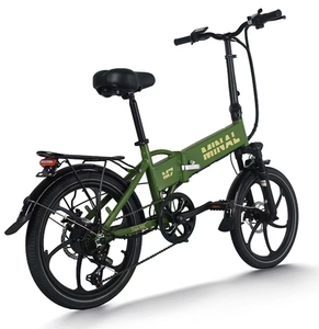 Vélo électrique pliable avec pneus de 20*1,95 pouces, 48V, 7 vitesses, cadre en alliage d'aluminium, moteur à moyeu arrière, batterie au lithium 504WH pour les trajets urbains - Product Image 2
