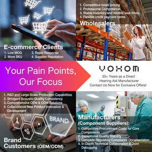 Vohom VHP-302C msds เครื่องช่วยฟังดิจิตอลที่ผ่านการรับรองสำหรับผู้สูงอายุที่มีการตัดเสียงรบกวนจากแบตเตอรี่แบบชาร์จไฟได้ประโยชน์ต่อสุขภาพของหัวใจ - Product Image 3