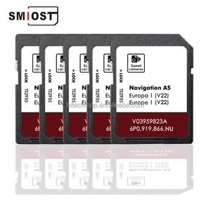 Carte mémoire logicielle de navigation GPS CID SD SMIOST pour détecteur de vitesse, compatible <span class=keywords><strong>Seat</strong></span> AS V22 Ibiza Ateca Europe - Product Image 2