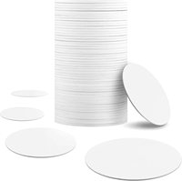 NFC Mobile Social Media Tag 25mm Redondo PVC en blanco Ntag216 215 Nfc Tag Tamaño pequeño con etiqueta Nfc adhesiva fuerte