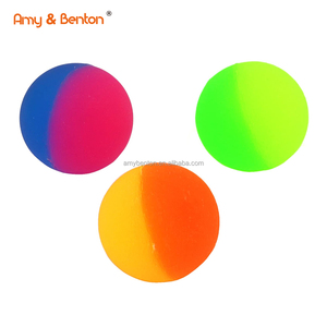 ลูกบอลเด้งดึ๋งสีรุ้งสองสี ขนาด 32 มม. เด้งสูงพิเศษ ของชำร่วยงานวันเกิดสำหรับเด็ก - Product Image 2