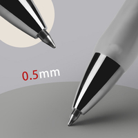 Stylos gel en plastique personnalisables à écriture fluide, pointe fine 0,5 mm, encre à séchage rapide, rechargeables, en vrac, bon marché, pour le bureau, l'école, les fournitures scolaires, cadeau