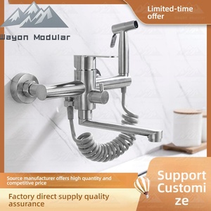 Wayon высококачественный 304 из нержавеющей стали наполнитель кухонный кран Классический Современный гибкий керамический смеситель больничный - Product Image 3