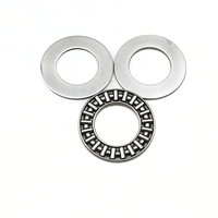 Bearing Roller Jarum Tipe AXK Seri AXK1024+2AS Satu Baris dengan 2 Washer Baja Krom 10x24x4mm Pelumasan Sendiri OEM Kualitas Tinggi P0-P6