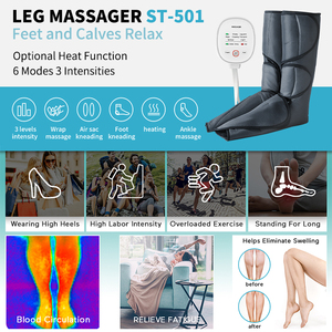 Wholesale Price Improves Blood Circulation Portable Kneading Relaxing Foot and Leg <b>Massager</b> <b>Tool</b> With Heat ST-501 Foot and Leg M - Product Image 3