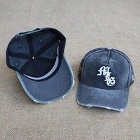 Casquettes de baseball unisexes bicolores en coton lavé vintage de qualité supérieure, personnalisables avec broderie 3D, vente en gros en vrac