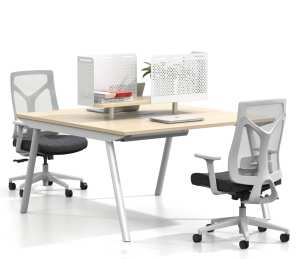 โต๊ะทำงานเหล็กแบบโมเดิร์น<span class=keywords><strong>2</strong></span> 4 6ที่นั่งทำงานเปิดตามสั่ง - Product Image 4