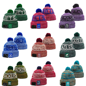 Gorro de Invierno de Punto de Algodón 100% Personalizado con Bordado 3D Liso Unisex de Alta Calidad con Etiqueta Personalizada Jacquard NFLing - Product Image 6