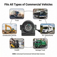 Caméra de recul AHD Full HD 1080P pour voiture avec vision nocturne, étanche, 360 degrés, capteur de stationnement 720P pour aide au recul