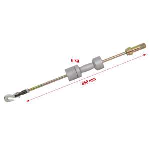 KS TOOLS - 700.1475 Universal slide hammer with <b>puller</b> hook, 6+3 kg - EAN 4042146370469 HEAVY VEHICLES - Product Image 2