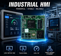 Carte de développement embarquée HelperBoard T153 pour contrôleur HMI industriel, avec LVDS/MIPI/RGB et triple Ethernet Gigabit pour système à écran tactile