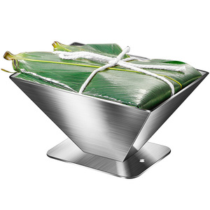 Moule à Zongzi en acier inoxydable 304, outil domestique pour la fabrication artisanale de raviolis de riz, idéal pour le Festival du Bateau-Dragon - Product Image 1