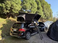 Tente de toit rigide quatre saisons imperméable à ouverture automatique en tissu Oxford 210D, personnalisable, haute qualité pour camping et VR